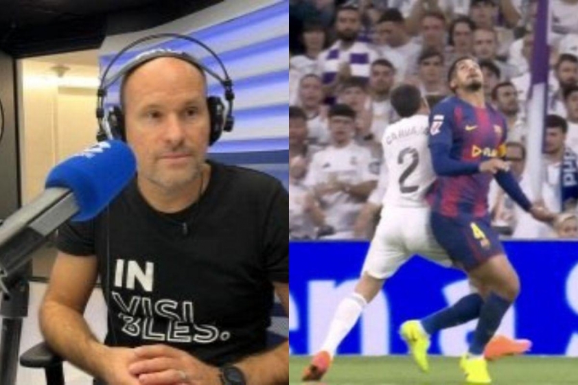 Barca mất oan một quả 11m ở El Clasico?