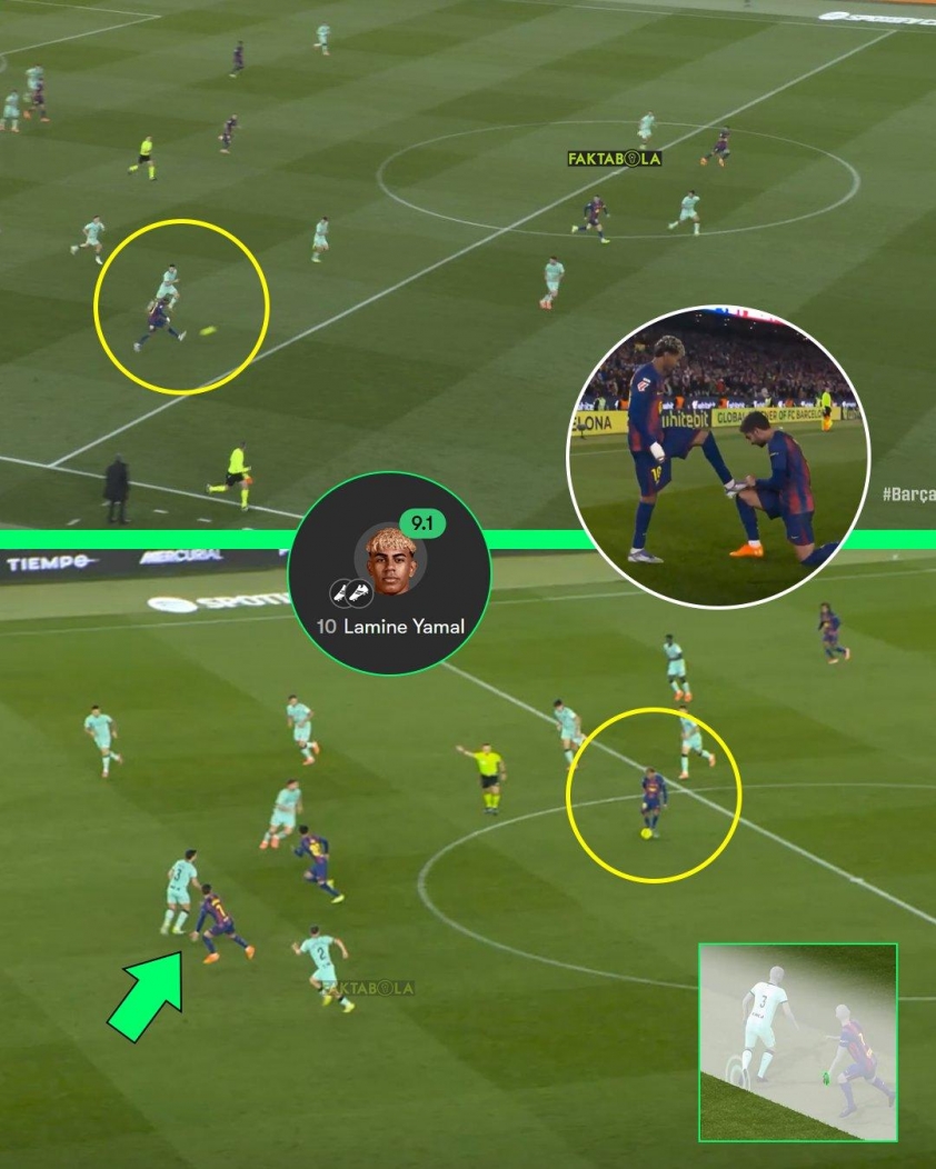 Yamal bừng sáng ngay ngày tái xuất